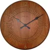 NeXtime kello 3113br Wood Round, Ø50 cm, seinäkello, ruskea