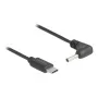 DeLOCK 85393 virtakaapeli musta 1,5 m USB-C 3,5 x 1,35 mm