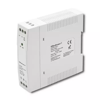 DIN-kiskovirtalähde 10W, 12V, 0.83A, ohut