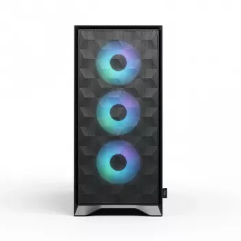 Fractal Design Pop 2 Air musta Solid Midi-Tower-PC-kotelo — ATX-tuki, 3x 120 mm etutuulettimet, 2,5/3,5