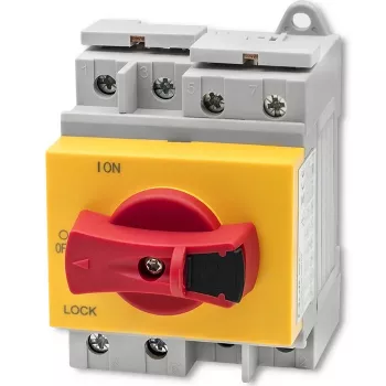 Qoltec 52611 DC-erotuskytkin lukitustoiminnolla | pääkytkin | 1200 V | 32 A | 8 kV | 4P