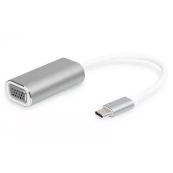 DIGITUS DA-70837 VGA-sovitin 1080p FHD – USB 3.0 Type-C, alumiini