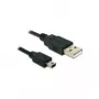 USB-kaapeli DeLOCK 82311 USB 2.0 3 m USB A Mini-USB B musta