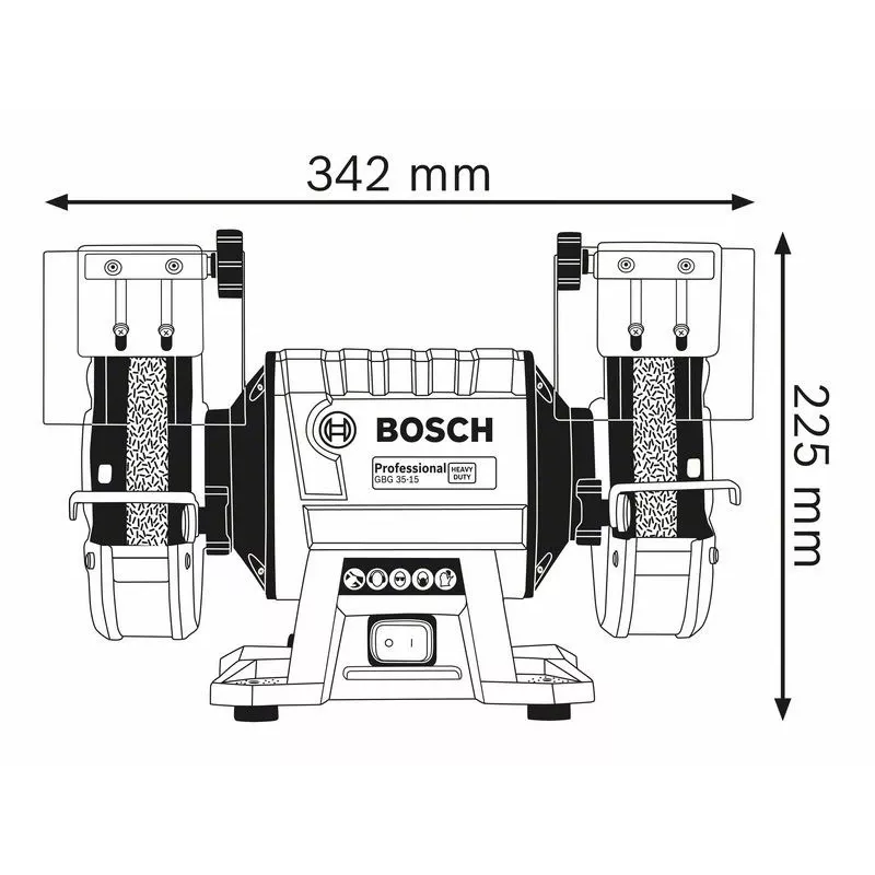 PÖYTÄHIOMAKONE FI 150/20 MM 350W GBG 35-15 BOSCH