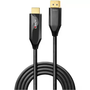 Lindy 3 m aktiivinen DisplayPort 1.4 - HDMI 8K60 -kaapeli, 3 m, DisplayPort, HDMI, uros, uros, suora