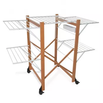 ARREDAMENTI ALIANTE kuivausteline, 132 x 105 cm, ruskea