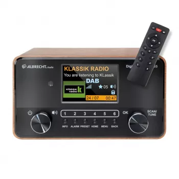 Albrecht DR 865 Senior -digitaaliradio (avattu pakkaus)