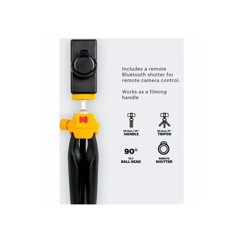 Kodak KTP001 älypuhelimen ministatiivi Bluetooth-kaukosäätimellä