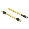 Verkkokaapeli DeLOCK 81250 musta keltainen 1 m Cat6