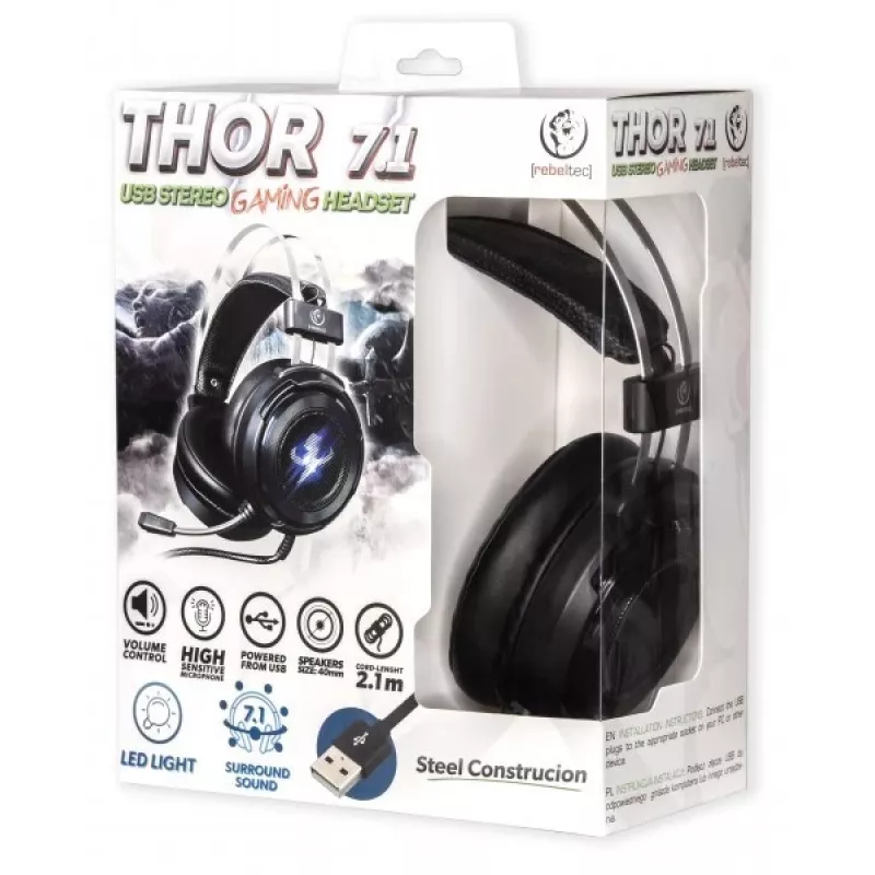 Stereo-kuulokkeet Rebeltec THOR RBLSLU00042
