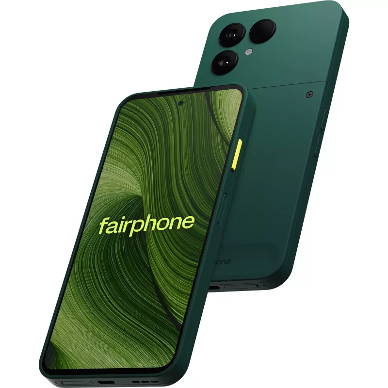 Fairphone The (Gen 6) 16 cm (6,31 inch) Dual SIM Android 15 5G USB Type-C 8 GB 256 GB 4415 mAh vihreä