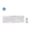 CHERRY Stream Desktop -näppäimistö ja -hiiri sisältää Office RF Wireless QWERTZ saksa valkoinen