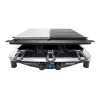Steba RC 4 Plus Deluxe Chrome raclette-grilli, ruostumaton teräs/musta
