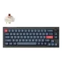 Mekaaninen näppäimistö Keychron V2 MAX Gateron Jupiter Brown -kytkimillä, musta, US-asettelu