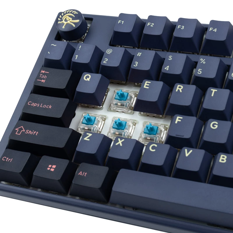 Ducky One 3 TKL -näppäimistö Gaming USB US English sininen