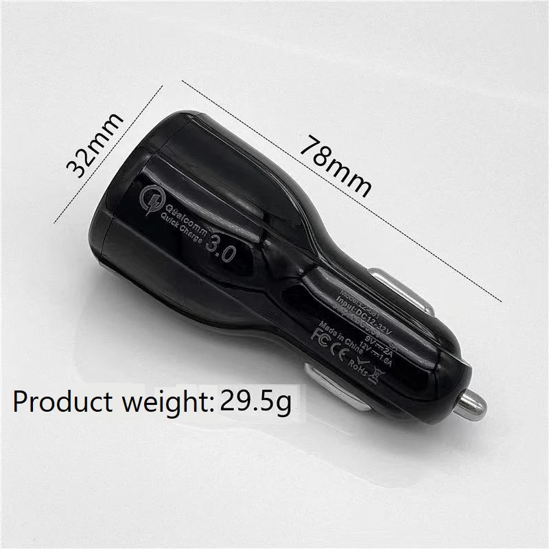 Manta MCC01QC3 autolaturi, 2x USB, Quick Charge 3.0