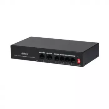Dahua Technology PoE DH-PFS3006-4ET-36 verkkokytkin Fast Ethernet (10/100) Power over Ethernet (PoE) musta