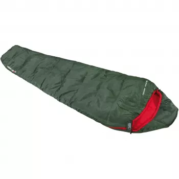 Muumio-makuupussi Black Arrow ECO (tummanvihreä/punainen)