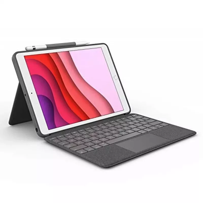 Näppäimistökotelo Logitech Combo Touch iPad 7. 8. 9. sukupolvelle