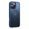 Torras Ostand Pro suojakotelo iPhone 16 Pro -puhelimelle, sininen, ohut muotoilu