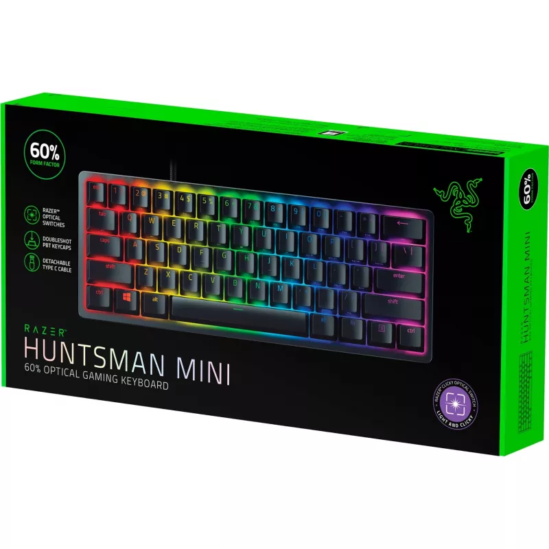 Razer Huntsman Mini Clicky Optical Switch violetti näppäimistö