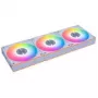 120mm Lian Li UNI FAN 12CL1W3W valkoinen langaton kotelotuuletin — 120mm, PWM-hub-yhteensopiva, modulaarinen