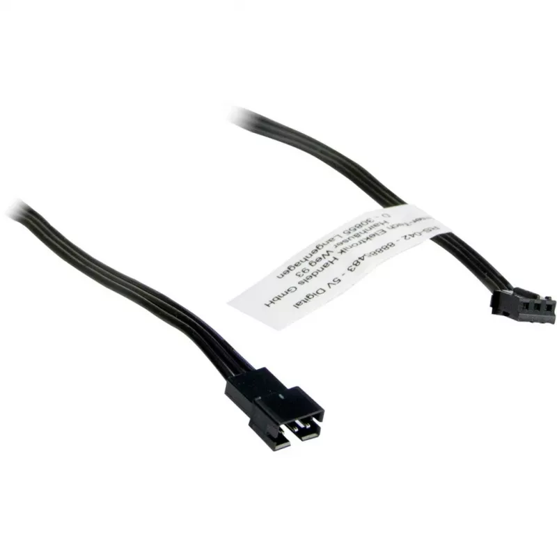 Tietokonekotelon valaisusarja INTER-TECH RS-042 RGB — RGB-LED-nauha 1000 mm, 10 mm leveys, musta