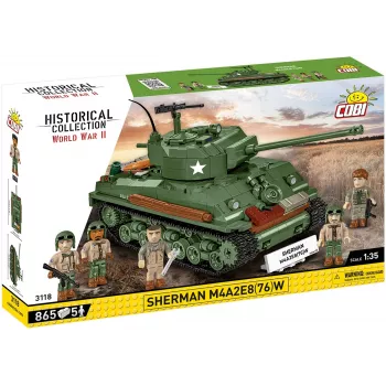 Blocks Sherman M4A2E8 865 rakennuspalikkaa