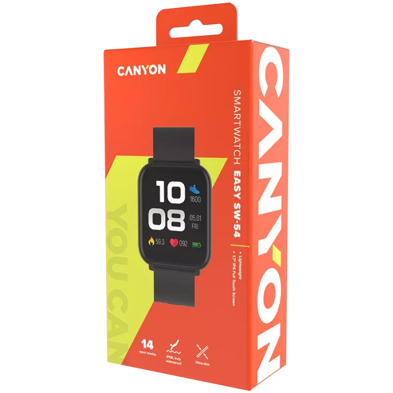 Älykello Canyon EASY SW-54 musta