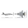 Cobi rakennuspalat Boeing F-15EX Eagle II mallisarja COIB-5900, keräiltävä mittakaavasarja