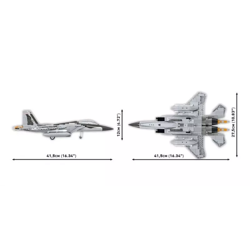 Cobi rakennuspalat Boeing F-15EX Eagle II mallisarja COIB-5900, keräiltävä mittakaavasarja