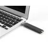 DeLOCK yhdistelmämuunnin M.2 NVMe PCIe- tai SATA-SSD-asemalle USB 3.2 Gen 2 musta