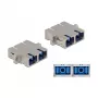 LWL-liitin SC Duplex -liitäntä SC Duplex -liitäntään single-mode metalli DeLOCK 86873