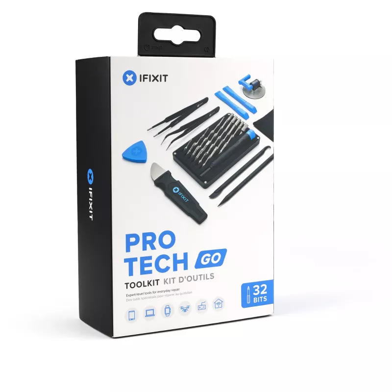 Korjaus-työkalusarja iFixit Pro Tech GO IF145-783-1 elektroniikkakorjauksiin, kannettava setti