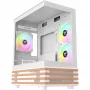 THERMALTAKE View 170 WS ARGB Snow PC Micro Tower -kotelo — Micro ATX, valkoinen, 2x120mm sivu, 1x120mm takaosa, virtalähde alhaalla, tukee 2,5