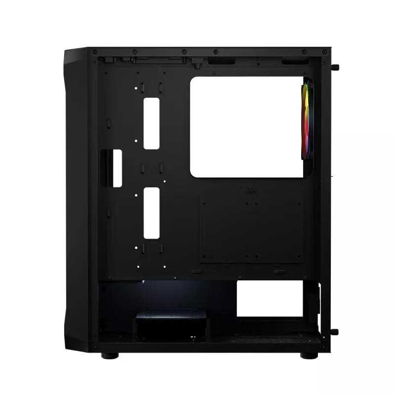 LOGIC CONCEPT Portos ARGB ATX Mid-Tower-kotelo, musta