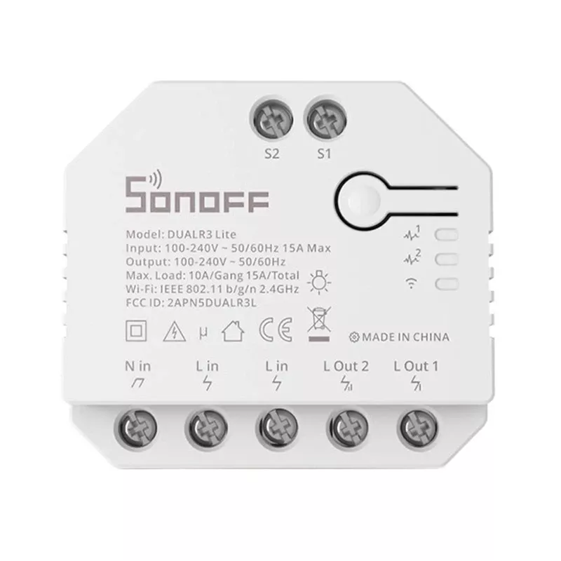 Sonoff Dual R3 Lite älykytkin