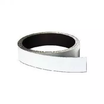 Magneettinauha Franken LS10 0,8 mm — 10 mm x 10 m, valkoinen