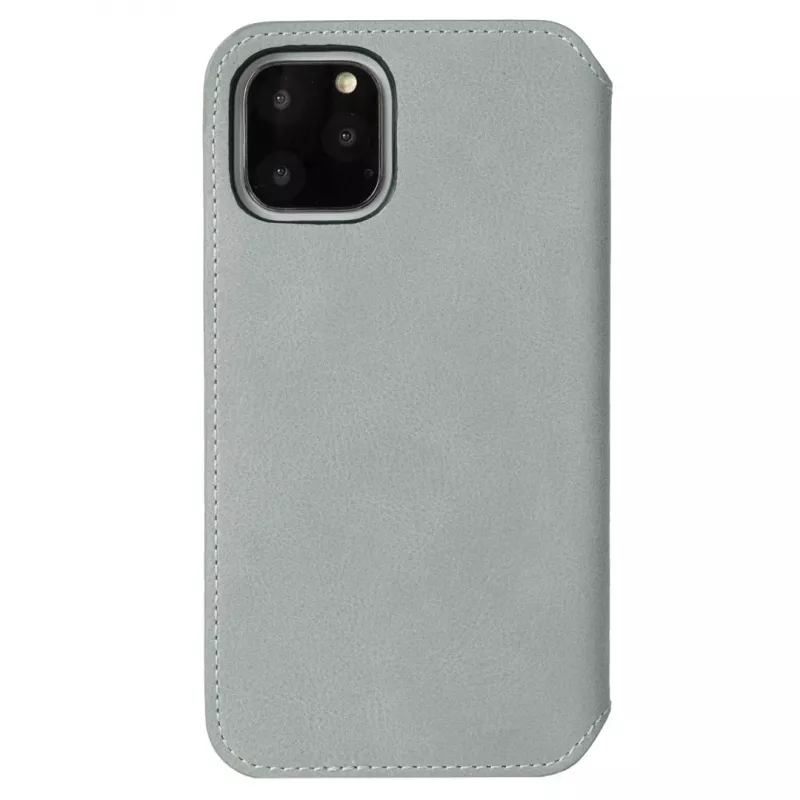 Krusell Sunne -kotelo Apple iPhone 11 Pro -puhelimelle — vintage-harmaa, foliokotelo korttipaikalla