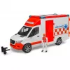 Bruder 1/16 Mercedes-Benz Sprinter ambulanssi kuljettajalla
