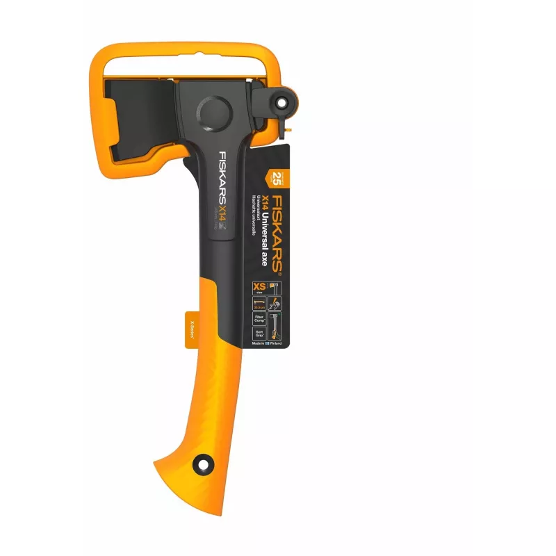 Fiskars 1069102 X14 kirves 355 mm 750 g taottu terä ergonominen kahva
