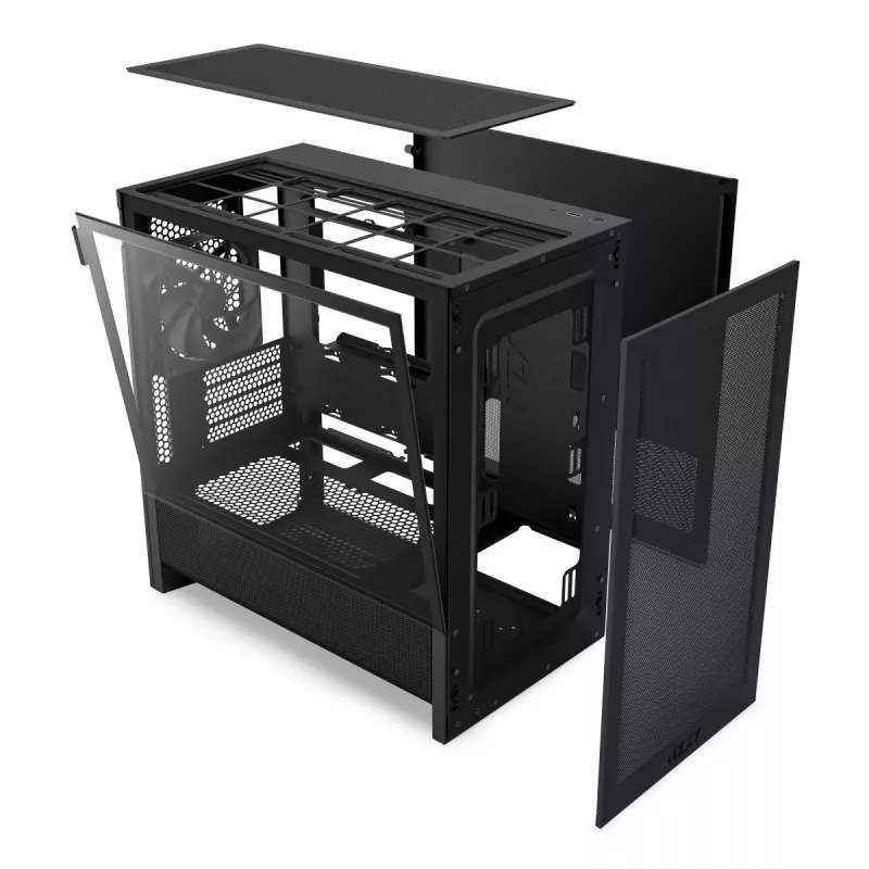 NZXT H3 Flow Micro ATX Airflow -kotelo - musta