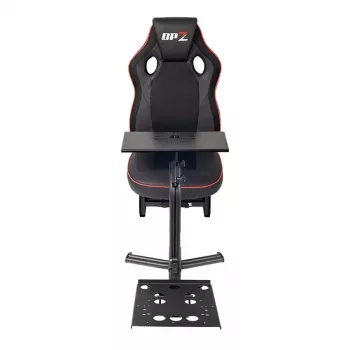 Subsonic SA5681 racing-cockpit musta punainen tekonahka verkko metalli