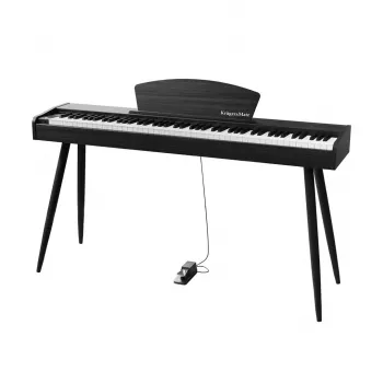 Digitaalipiano Kruger & Matz KMDP-45P-BK — mattamusta pinta, painotetut koskettimet