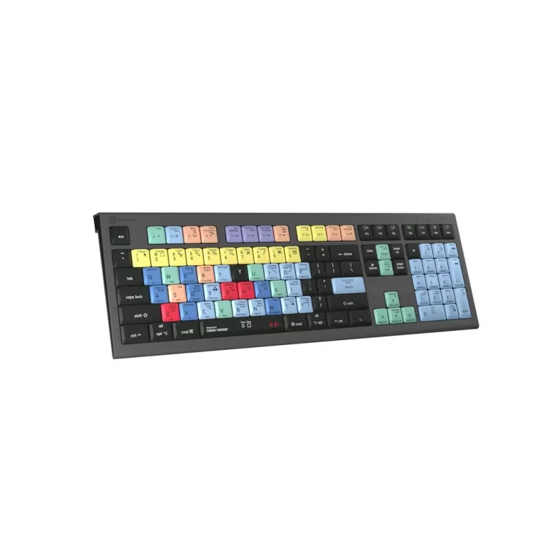 Logickeyboard LKB-CBASE-A2M-UK näppäimistö yleismalli USB QWERTY UK-englanti musta