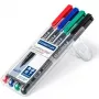 Pysyvä merkkiaine Staedtler Lumocolor 317 WP4 musta, sininen, vihreä, punainen