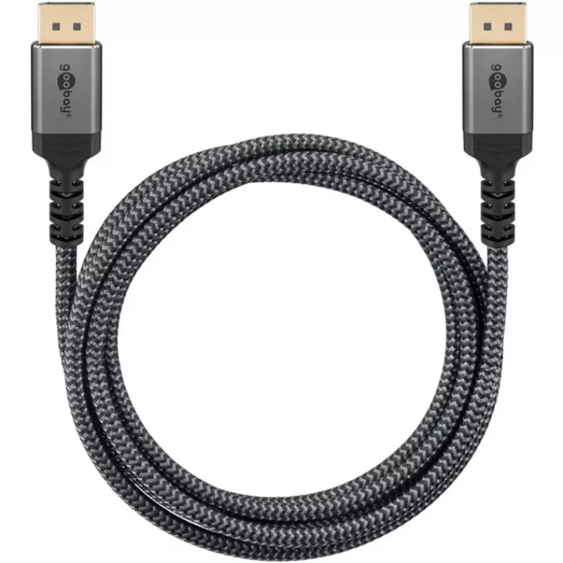 Goobay DisplayPort-kaapeli 2.0/2.1, 54 Gbit/s | 75680 | DisplayPort-DisplayPort