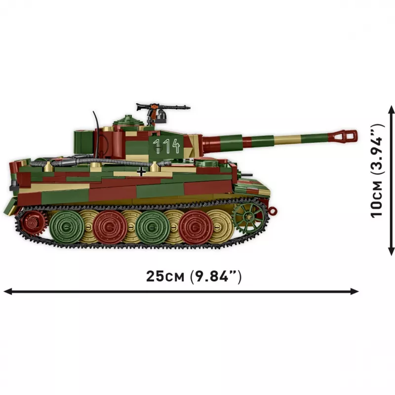 Rakennuspalikat Pz.Kpfw. VI Tiger Ausführung E 870 osaa