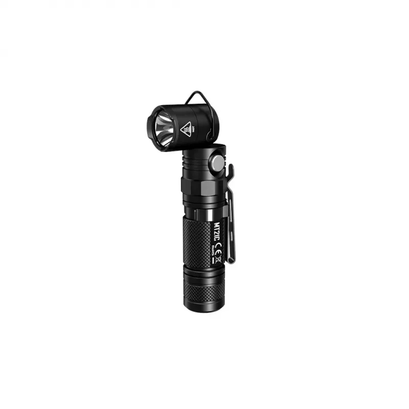 Käsivalaisin Nitecore MT21C, 1000 lm, 131 mm, 103,5 g, hyväksyy 18650 tai CR123, musta