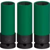 Iskuvääntösarja Bosch PRO 1/2 inch, 3-osainen, syvät hylsyt vannesuojalla
